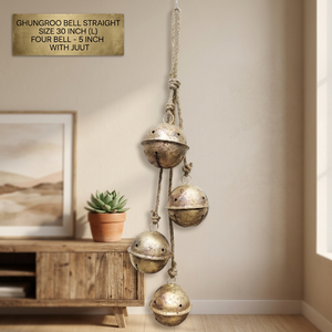 Carillon éolien rond en laiton plaqué or de style antique, peint, avec découpes en forme d'étoile, pour la décoration intérieure - Product Image 3