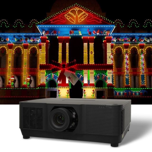 3D Mapping Laser Projector 15000 Lumen 4K Resolution Built-in Speakers Portable Large Venue Outdoor Immersive Projection