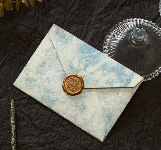 Adesivo con vernice antincendio blu mare-1 busta-1 (con 3 fogli di carta da lettera)