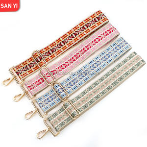 Correa de hombro de poliéster bohemio colorido más vendido, bandolera intercambiable, correa de hombro, correa de cartera - Product Image 6