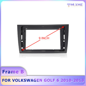 Marco de unidad principal de Dvd de coche a precio de fábrica para Volkswagen GOLF 6 Reparación de accesorios interiores de automóviles Fascia Panel de soporte ESTÉREO - Product Image 4