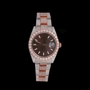 Eco Friendly Fashion Moissanite Diamond Quartz <b>Watch</b> <b>Women</b> Luxury Crystal Dial Stainless Steel Band <b>Watch</b> Available At Low Price - Product Image 5