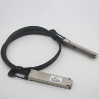 Kabel DAC OSFP Pasif Realsea Factory 400G 1M Direct Attach Copper OEM Modul Transceiver Hitam 30AWG untuk Switch 1-Tahun Garansi