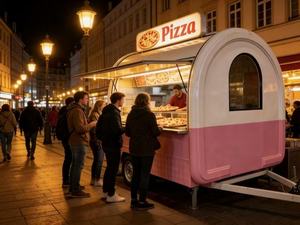 Remolque de Comida Personalizado para Coche/Camión, Camión de Hamburguesas, Camión de Banquetes Móvil, Remolque de Comida, Food Truck - Product Image 3