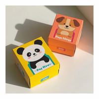 Usine fournissant Auto Popup Snack Chocolat Pique-Nique Alimentaire Boîte À Dessert En Papier Avec Diviseurs