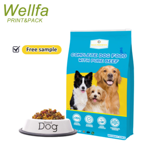 Manufacturer Custom Print Packaging Recyclable Pet Cat Food Pouch <strong>Flexible</strong> Zipper 8Kg 10Kg 15Kg Flat Bottom Dog Food 20 kg <strong>Bags</strong> - Product Image 6