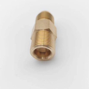 อะแดปเตอร์กระบอกสูบคู่ LJFLO G5/8 ตัวผู้ ทำจากทองเหลือง สำหรับเชื่อมต่อตัวควบคุมออกซิเจน อุปกรณ์เชื่อมต่อแก๊สในห้องปฏิบัติการ - Product Image 2