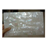 Feuille stratifiés de coquillage d'abalone, pièces, feuille de coque d'abalone
