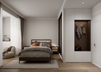 Armoire de chambre à coucher, système de rangement, dressing moderne en bois, dressing sur mesure pour vêtements