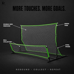 Rete Rimbalzante per Calcio a Doppia Faccia con Sistema di Raccolta Palloni - Product Image 4