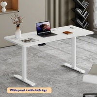 Support de table elliptique électrique réglable en hauteur, bureau intelligent à double moteur, bureau de jeu, bureau à domicile, bureau relevable
