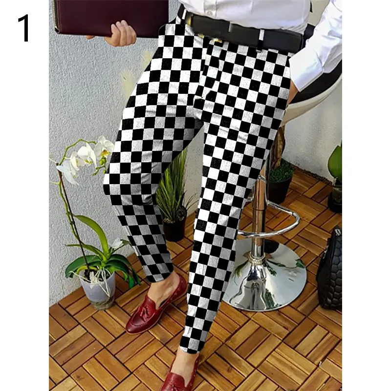 Chinese manufacturer Button shirt formal ninth skinny men's pants trousers slim fit men's suit pants