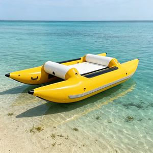 Bateau banane gonflable pliable en PVC de 12 pieds pour 4 personnes, idéal pour <span class=keywords><strong>le</strong></span> surf en eaux vives, durable - Product Image 2