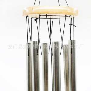 <b>Wind</b> <b>Chimes</b> <b>Wooden</b> Pine Natural Finish Traditional Style Hanging Garden Ornaments Customizable With Logo Printing - Product Image 1
