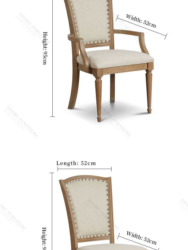 french style nordic family restaurant net red stool designer simple hotel back chair retro dining chair