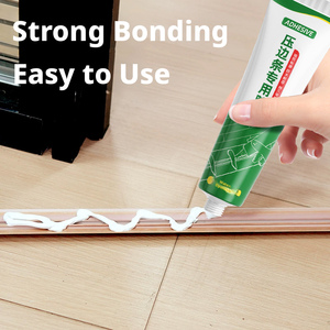 Striscia Adesiva Speciale <span class=keywords><strong>per</strong></span> Bordi del Pavimento, Colla Forte <span class=keywords><strong>per</strong></span> Riempimento Fessure, Striscia <span class=keywords><strong>per</strong></span> Bordi in <span class=keywords><strong>Legno</strong></span>, Piastrelle e Metallo, Agente Adesivo Impermeabile e Antimuffa - Product Image 4