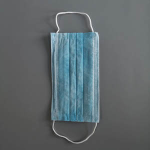 50 buah masker wajah hitam dewasa PPE Non Woven modis 3 lapis masker wajah sekali pakai - Product Image 4