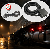 Système d'alarme antivol pour réservoir de carburant, radar à double capteur de vibration, 120 dB, 12/24 V, 5,8 GHz pour camions lourds DAF