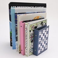 Organiseur de documents à 6 anneaux personnalisé, reliure rigide, rechargeable, pour bureau et école, fournisseur en gros OEM ODM, usine