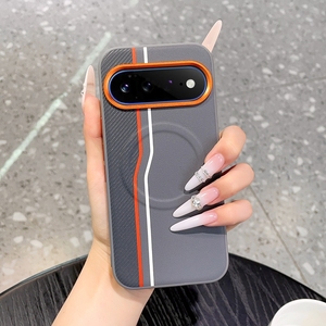 Funda magnética de cuero PU avanzada para teléfono Google Pixel 11 Pro XL 10 9 Pro, cubierta trasera protectora a prueba de golpes con carga inalámbrica - Product Image 1