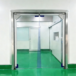 <span class=keywords><strong>Porte</strong></span> battante souple à fermeture amortie en PVC à faible bruit pour les zones industrielles et commerciales silencieuses - Product Image 1