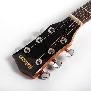 Strumento musicale economico in legno massello pieno di alta qualità da 40 pollici con corpo in mogano <span class=keywords><strong>chitarra</strong></span> acustica <span class=keywords><strong>elettronica</strong></span> lucida elettrica in vendita - Product Image 5