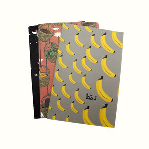 Nouveauté Cahiers à reliure cousue Academy, lignés, vierges, à points, 28 feuilles, s'ouvrant à plat pour les étudiants, prise de notes - Product Image 1