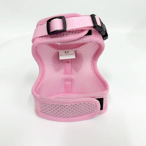 새로운 패션 명품 맞춤형 조절 가능 통기성 솔리드 토끼 하네스 탄성 리드 내구성 에어 메쉬 소재 - Product Image 2