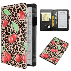Cartera para camarera con soporte para bolígrafo, organizador de facturas, libro de pedidos para camarera con bolsillo con cremallera, de cuero PU delgado, ¡gran oferta! - Product Image 1