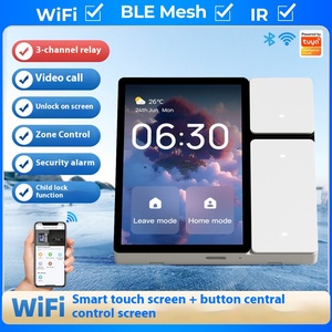 Thông minh mini 3.5 inch màn hình cảm ứng tuya hồng ngoại điều khiển từ xa 3 Relay Key chuyển ABS 250V điều khiển trung tâm cho nhà cảnh - Product Image 5