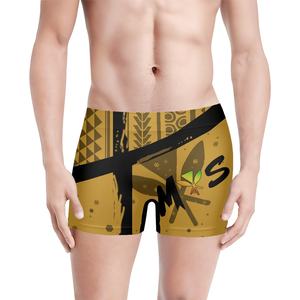 Venta al por mayor Hawaii bandera Rey Kamehameha boxeadores ropa interior para hombres, chico con comodidad bolsa fresco No montar-escritos del boxeador de los hombres - Product Image 3