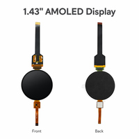 Module d'affichage AMOLED rond de 1,43 pouce, 466x466, interface MIPI avec carte adaptateur compacte pour montre connectée