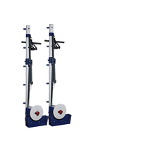 Appareil de fitness commercial vertical compact à résistance par volant d'inertie pour entraînement de traction et de rame