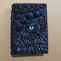 Carnet A5 personnalisable avec logo, motif Dragon rétro en relief stéréoscopique, planificateur en similicuir, couverture en PP, vente en gros