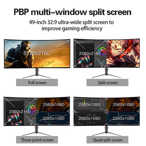 จอคอมพิวเตอร์โค้งขนาด 49 นิ้ว ความละเอียด 5120*1440 5K 1ms Ultra Wide สำหรับเล่นเกม พร้อมลำโพงในตัว - Product Image 5