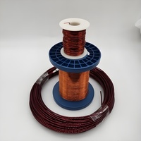 Fio de Cobre Litz Flexível de Alta Frequência, Fio Magnético Sólido Esmaltado para Sistemas de Aquecimento e Energia Renovável, Inversores Solares