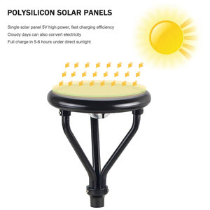 Lampadaire <span class=keywords><strong>solaire</strong></span> extérieur imperméable de rue de la pelouse IP65 5W LED de route - Product Image 4