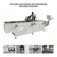 JUNDE Máquina Integrada de Perforación y Fresado CNC de 3 Ejes para Marcos de Aluminio de Ventanas y Puertas