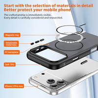 Nouvelle coque magnétique mate pour iPhone 18 Pro Max, anti-traces de doigts, TPU+PC, antichoc, pour iPhone 18 17 16 15 14 13