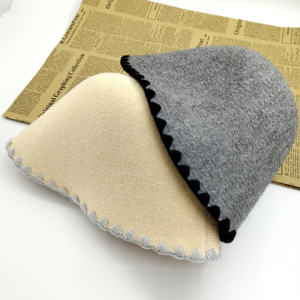 หมวกทรงบัคเก็ตถักสำหรับผู้หญิง, หมวกตกปลาลำลองรักษาความอบอุ่นดีไซน์แฟชั่นหนาสำหรับผู้หญิงหมวกฤดูหนาวแบบเกาหลี - Product Image 4