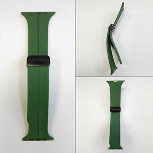 Bracelet de montre en caoutchouc de silicone à fermoir magnétique multicolore 38mm <span class=keywords><strong>45mm</strong></span> 49mm pour <span class=keywords><strong>Apple</strong></span> I <span class=keywords><strong>Watch</strong></span> Series 9 8 <span class=keywords><strong>7</strong></span> 6 5 - Product Image 3