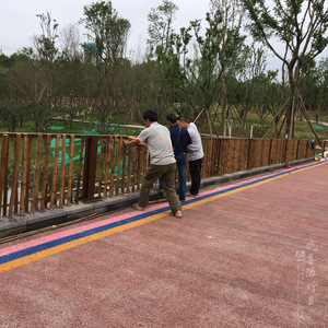 Bamboo Fencing For Landscape Decor Round Bamboo Panels ZQ 01 Community Parks And Scenic Spots - Product Image 3