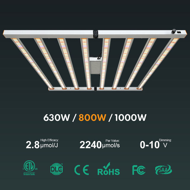 Pro Commercial Full Spectrum Folding Lm301 Lm281b lm 561c 630W 800w 1000W 730nm Led Grow Light for Led Grow bar