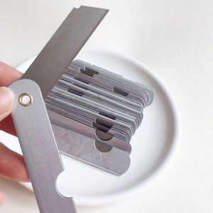 Utility Knife Stainless Steel <b>Blade</b> Grey Replacement <b>Blades</b> For Pencil <b>Sharpener</b> Paper Cutter - Product Image 3
