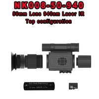 Telescopio Táctico de Visión Nocturna Infrarroja Digital NK008 de Alta Definición, Grabación de Fotografía en Oscuridad Total, Monocular con Alcance de 5X