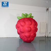 Modèle de Fraise Gonflable Personnalisé pour Décoration Extérieure de Sites Touristiques, Marchés, Fêtes et Promotion de Marques