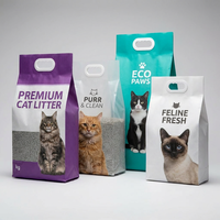 Sacs de nourriture pour chiens lyophilisés, imprimés par gravure personnalisée YOUYI, refermables, résistants à l'humidité, pour 1 kg de nourriture sèche pour chats