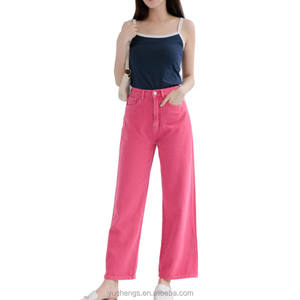 En stock Jeans holgados de mezclilla para mujer Cómodos y elegantes con ropa de calle transpirable Y2K Casual Sexy Características Lavado colorido - Product Image 1
