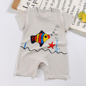 2025 Summer Cartoon Baby Romper Full Cotton Jumpsuit Infant Toddler Crawlers Newborn <strong>Onesie</strong> Wholesale Baby Clothes - Product Image 3