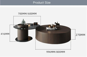 Atunus Bắc Âu thiết lập MDF Gỗ gỗ 2023 hiện đại phòng khách đồ nội thất tủ Bàn cà phê cổ điển - Product Image 6